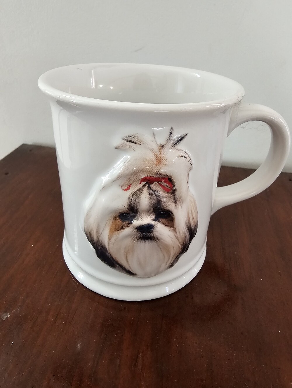 Vintage Shihtzu Cup By Barbara Augello. Xpres Best Friend Originals.